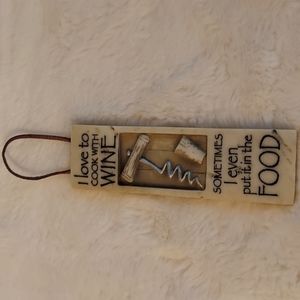 Small Stone Wine Plaque